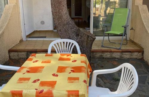 La Franqui-Plage Apartment | Studio Cabine 4 Pers, Terrasse, Parking Privé, Proche Plage et Commerces, La Franqui - FR-1-81-585