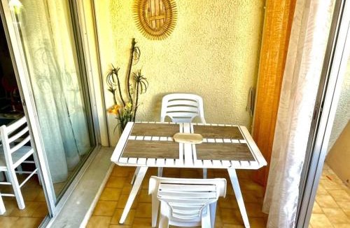 Marseillan Plage Apartment | Studio cabine avec terrasse, 4 couchages, parking privé - Marseillan - FR-1-326-415