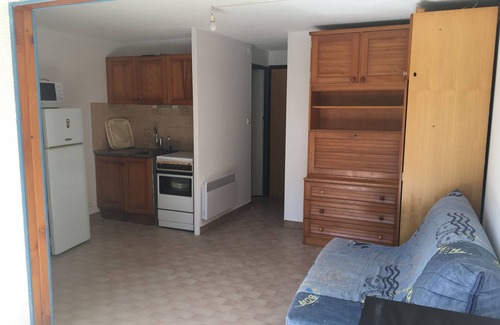 Le Grau-dʼAgde Apartment | Studio cabine mer rd jardin plage à 400m ts commerces 4 pers (2 gds & 2 children)