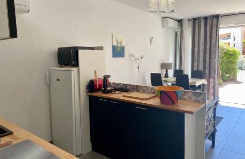 Meze Apartment | Studio cabine rénové à 250m de l'étang de Thau avec jardinet et parking privé - FR-1-604-3