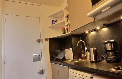 Aime Apartment | Studio cabine rénové avec balcon, vue Mont-Blanc, pour 4 pers. à Aime 2000 - FR-1-455-80