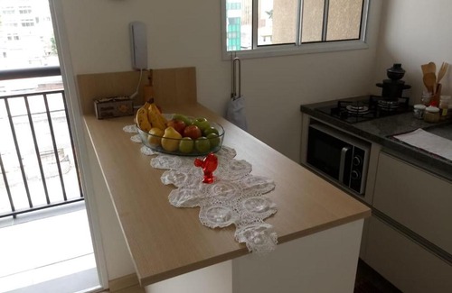 Se Apartment | Studio Descolado na Liberdade - Prédio com piscina