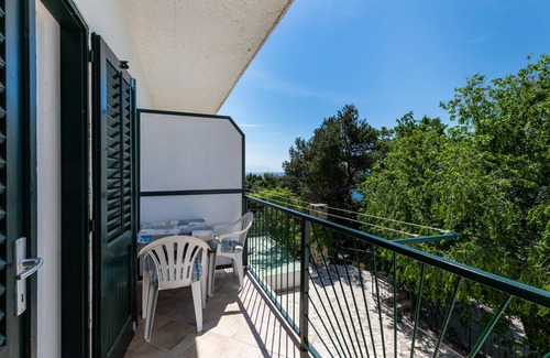 Lokva Rogoznica Apartment | Studio flat with balcony and sea view Lokva Rogoznica, Omiš (AS-18638-b)
