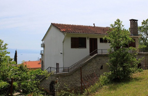 Opric Apartment | Studio flat with balcony and sea view Oprič, Opatija (AS-7756-b)