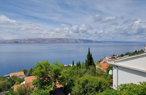 Senj Apartment | Studio flat with balcony and sea view Senj (AS-15376-b)