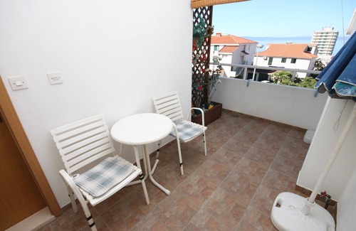Ratac Apartment | Studio flat with terrace and sea view Makarska (AS-9696-a)