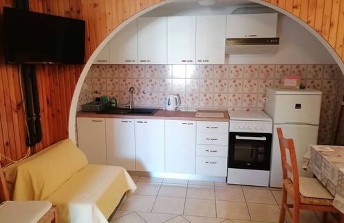 Baska Apartment | Studio flat with terrace Baška, Krk (AS-22121-a)