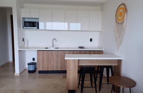 Playa del Carmen Apartment | Studio in Centro Maya area of Playa Del Carmen-full kitchen, AC, smart TV, pool.