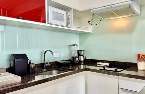 Matriz Apartment | Studio in front of Shopping Curitiba, with garage