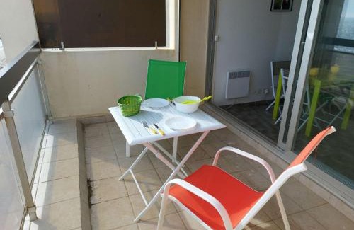 Le Grau-dʼAgde Apartment | Studio lumineux face à la mer pour 3 personnes avec 2 terrasses - Grau d'Agde - FR-1-423-216