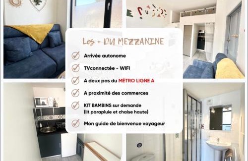 Les Poulettes Apartment | Studio mezzanine proche métro A