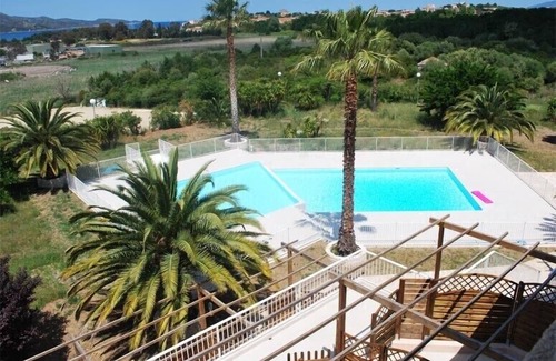 Saint-Florent Apartment | Studio sea view with swimming pool and kitchenette
