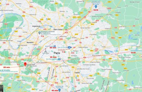 Chaville Apartment | Studio sous les toits proche Paris et Versailles