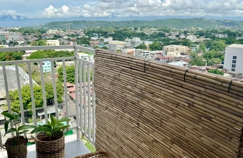 Davao Apartment | Studio with Balcony, Free Netflix Streaming with washer/dryer inside the unit
