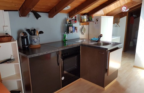 Zermatt Apartment | Studio with balcony, top location.