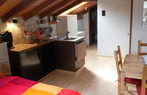 Zermatt Apartment | Studio with balcony, top location.