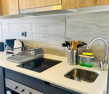 Downtown Santiago Apartment | Studio with pool in Barrio Republica