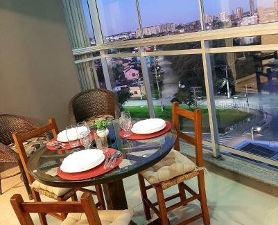Simoes Lopes Apartment | Studio Xavante - com garagem, portaria 24h e uma vista linda!