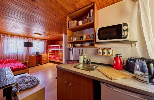 Mlade Buky House | Stunning private villa for 4 people with WIFI, pool, TV, patio and pets allowed