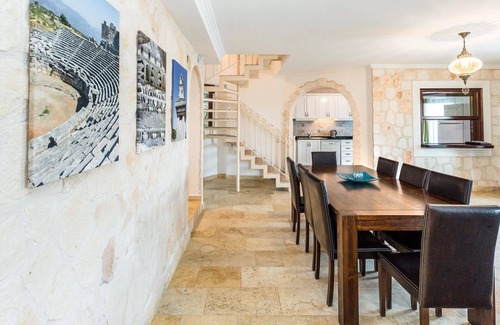 Kalkan Villa | Stunning 3 storey villa with beautiful views over Kalkan Bay .Heated Pool .