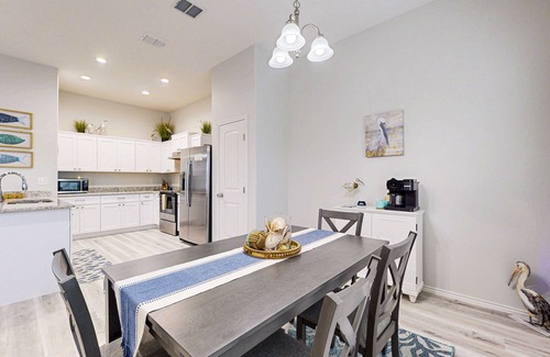 Rockport House | Stunning beach house with balcony and fenced in private pool - steps to sand