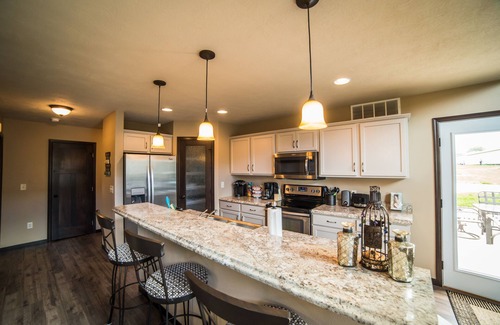 Arnolds Park Cabin | Stunning Bridges Bay Resort Cabin for a Classic Okoboji Vacation