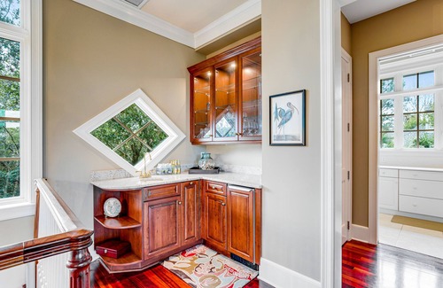 Vanderhorst Plantation House | Stunning Island Retreat W/ Marsh View, Wraparound Porch, & Media Room!