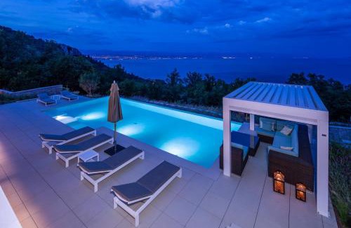 Medveja Villa | Stunning Kvarner Villa 5 Bedrooms Villa Aura Caesar Stunning Sea Views & Private Pool Opatija