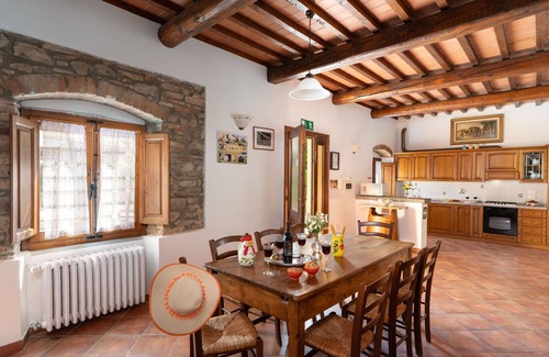 Borgo San Lorenzo Villa | Stunning private villa for 11 guests with private pool, WIFI, A/C, TV and panoramic view
