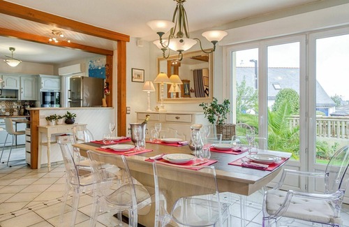 Auray Quiberon Terre Atlantique House | Stunning private villa for 8 guests with private pool, WIFI, TV, terrace and pets allowed