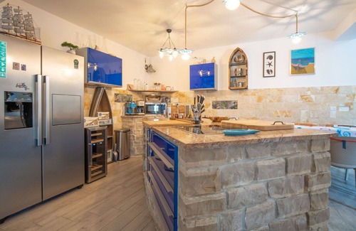 Novi Vinodolski Villa | Stunning private villa for 8 guests with WIFI, private pool, A/C, hot tub, TV and terrace