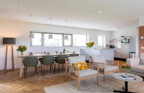 Municipality of Noordwijk House | Stunning private villa for 8 people with WIFI, TV, terrace and parking