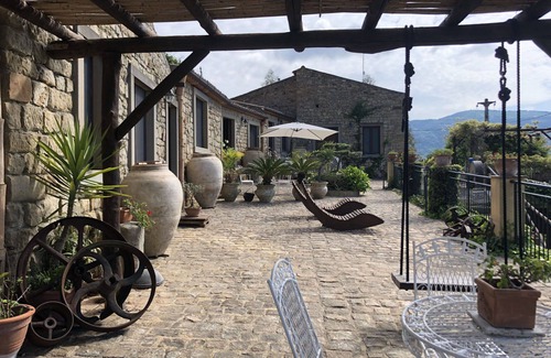 Naso House | Stunning private villa for 13 guests with A/C, private pool, TV and panoramic view