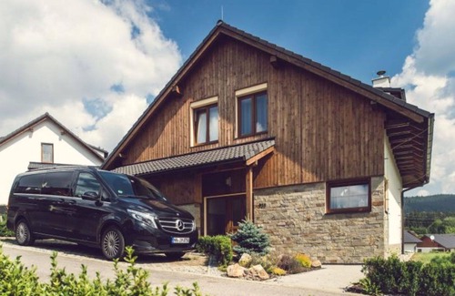 Lipno nad Vltavou House | Stunning private villa for 8 guests with WIFI, TV, terrace, pets allowed and parking
