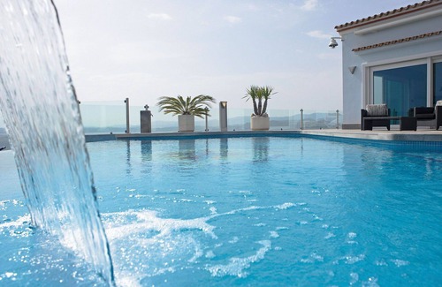 Teulada House | Stunning private villa for 8 guests with A/C, hot tub, private pool, WIFI, TV and terrace