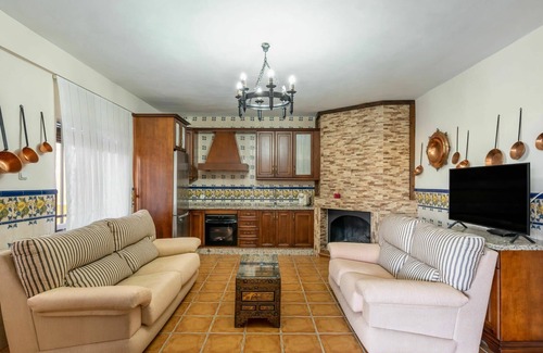 Baena House | Stunning private villa for 6 guests with WIFI, A/C, private pool, TV and terrace