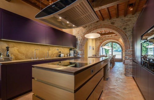 Bucine Villa | Stunning private villa for 12 guests with WIFI, private pool, A/C, TV, patio and panoramic view