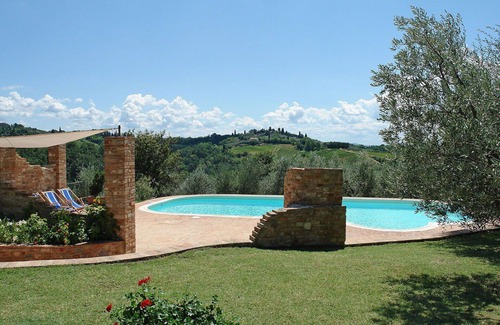 Certaldo Villa | Stunning private villa with private pool, WIFI, TV, patio, panoramic view, close to San Gimignano