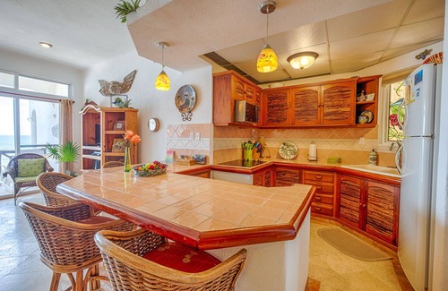 Akumal Condo | Stunning view of Half Moon Bay in this upscale condo! Pool, AC and WiFi!