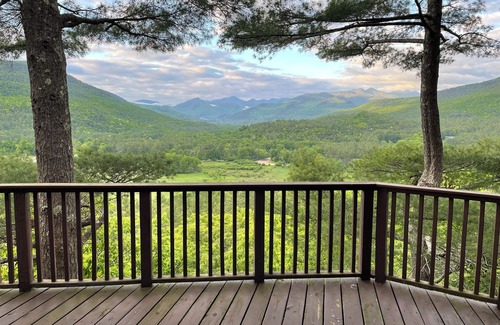 Keene House | Stunning views from house high up on mountain side.