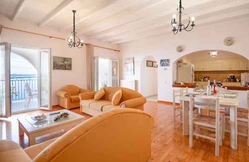 Barbati Villa | Stunning views, private pool, garden, A/C, WiFi