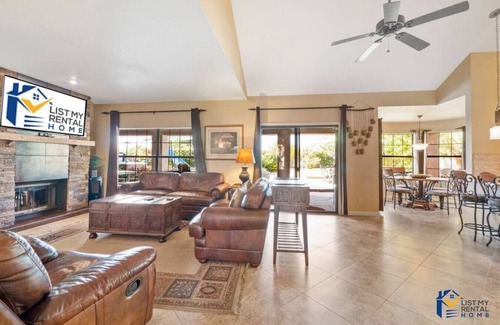 Red Mountain Ranch House | Stunning Villa+Waterslide+Putting Green+Table Tennis+Heated Pool Included w/slide
