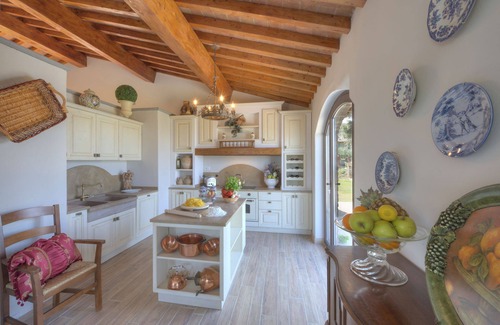 Montaione Villa | Stunning villa with A/C, private pool, internet, TV, patio, panoramic view, close to San Gimignano