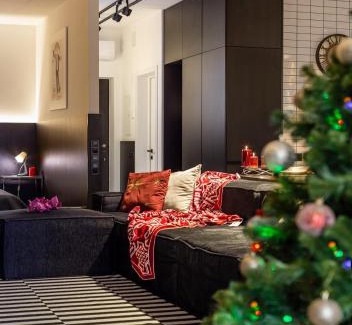 Dnipro Apartment | Stylish 1 bedroom studio near Most City