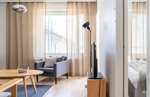 Tampere Apartment | Stylish 1br with balcony in new building