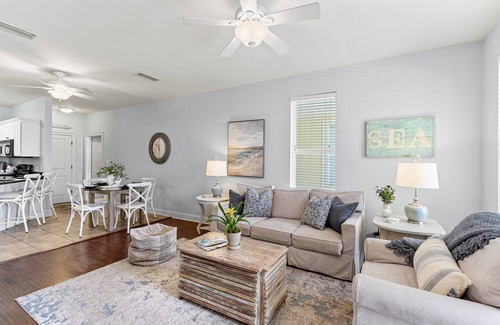 Dune Allen Beach Condo | Stylish 2BR/2BA Condo on 30A by Topsail State Park!
