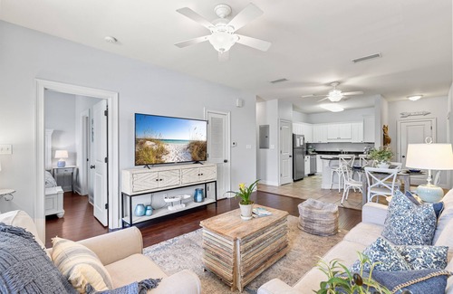 Dune Allen Beach Condo | Stylish 2BR/2BA Condo on 30A by Topsail State Park!