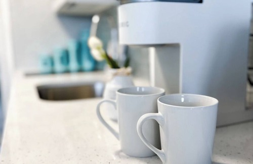 Leeds Point Condo | Stylish condo steps from the beach! Elegant blend of comfort and convenience.