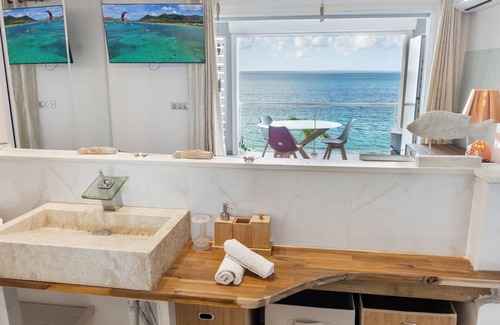 Grand Case Apartment | Suite Sea View First Floor - Residence Bleu Marine - located in the heart of Grand Case