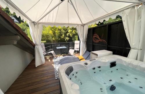 Meisenthal Apartment | Suite spa privatif Verte Vallée, séjour zen